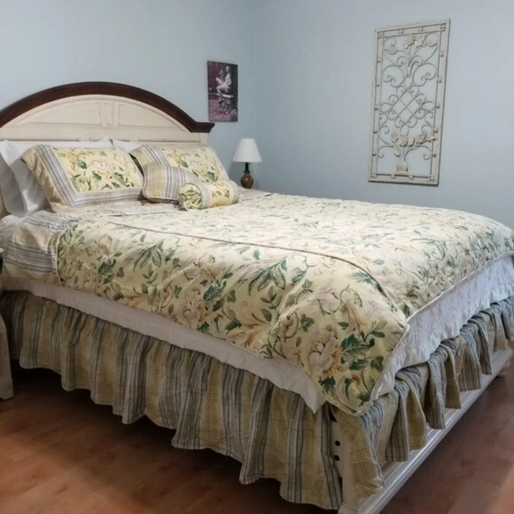 EUC Waverly Queen / Full Duvet set
